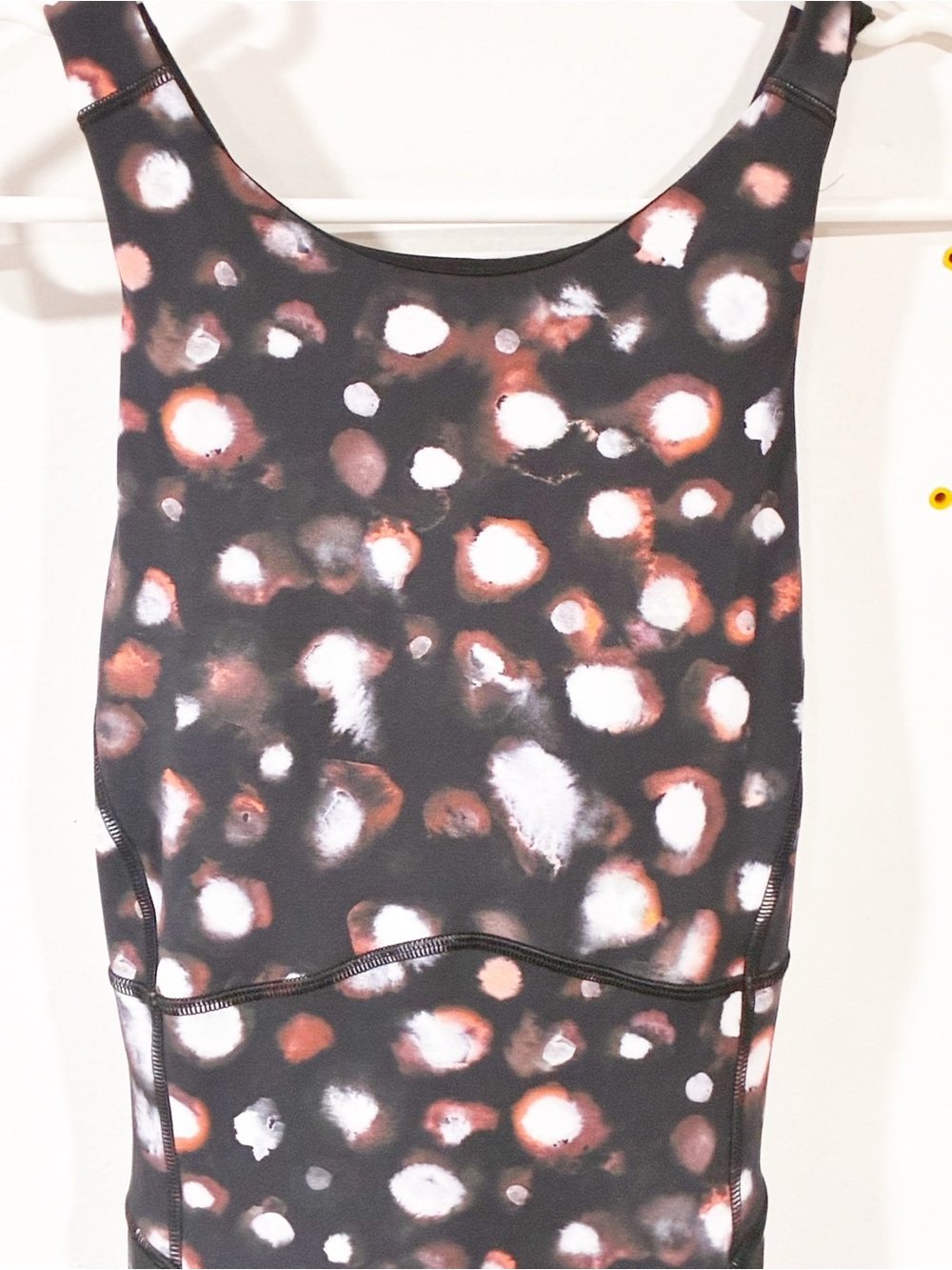 Lululemon Court Crush Dress Size 4 HZOM Haze Dot Inverse Orange Multi NEW - Picture 2 of 4